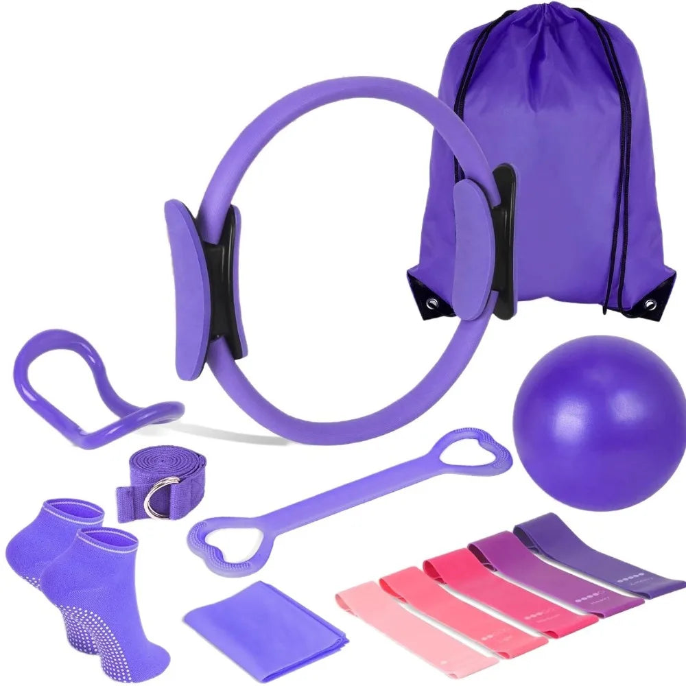 13 Pieces/Set Portable Pilates Equipment Kit - Check It