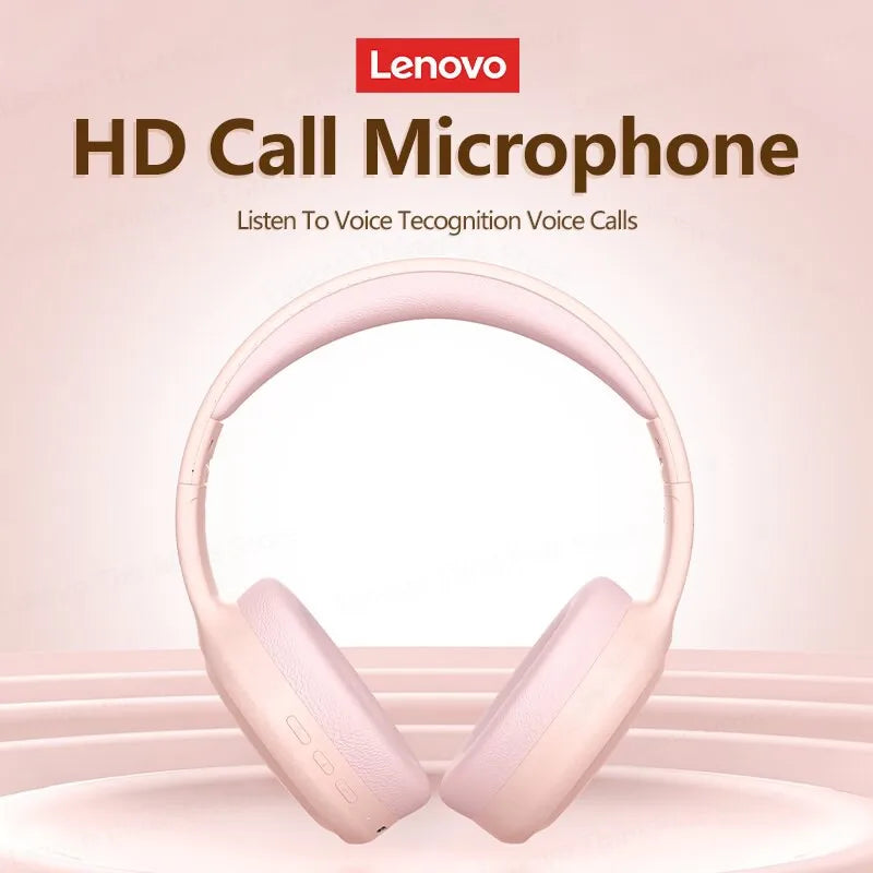 Choice Lenovo TH30 Wireless Headphones Bluetooth 5.3 Earphones Foldable Game Headset Sport Headphone with Mic Music Earbuds - Check It