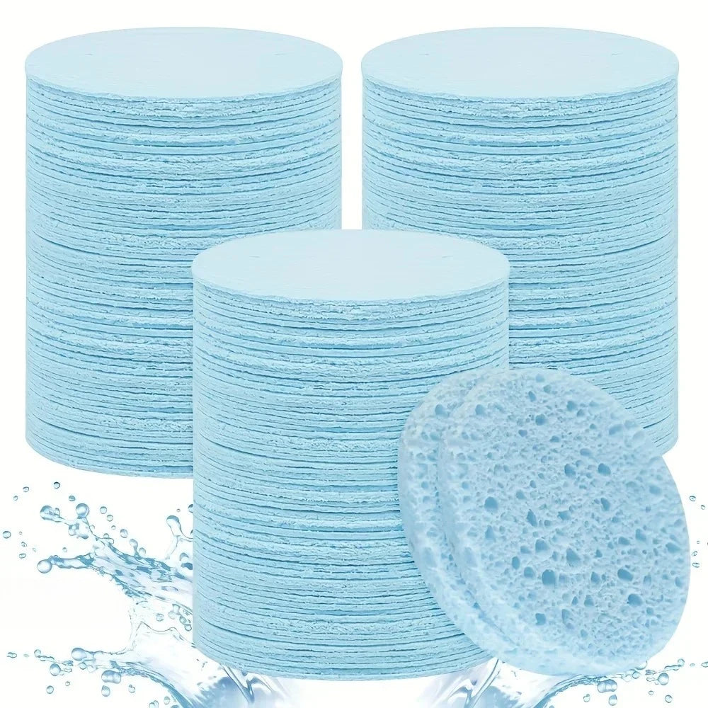 Compressed Facial Sponge Cosmetic Hydrotherapy Sponge Suitable for Daily Cleansing - Check It