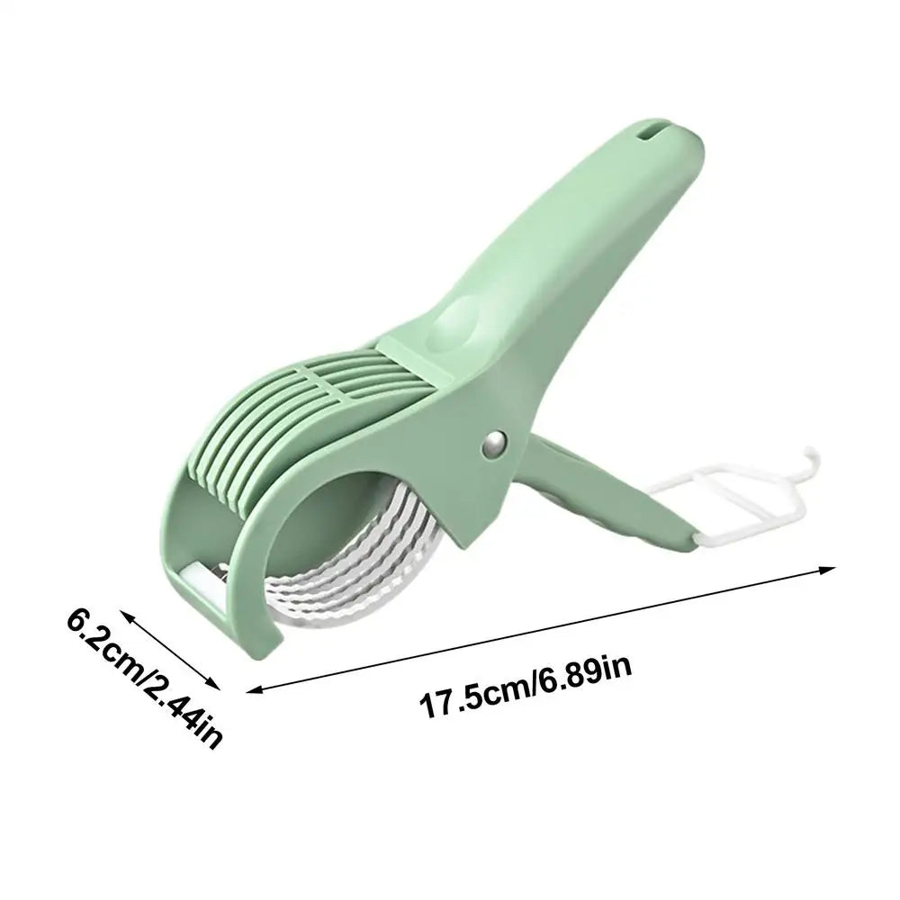 Salad Cutter Chopper Portable- Manual Fruit Slicer - Check It