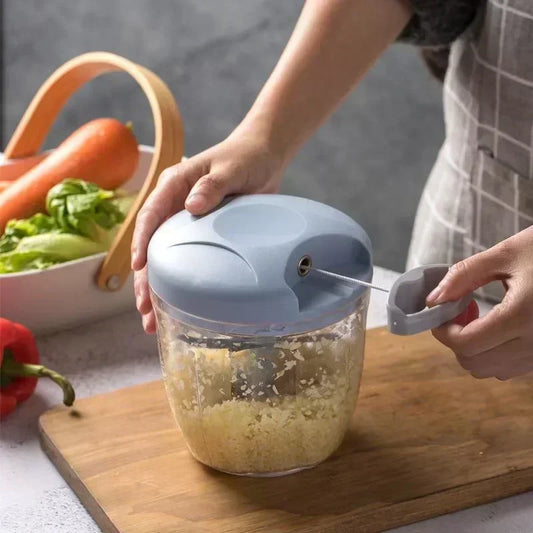 Kitchen Household Manual Garlic Press Multi-function Grinding Chopper - Check It