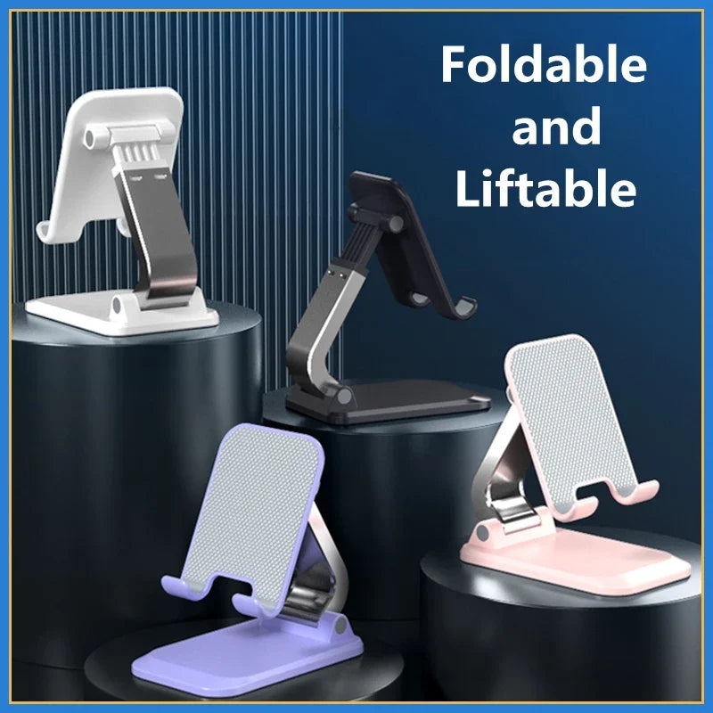 Fold-able Metal Desktop Mobile Phone Stand For iPad iPhone 13 X Smartphone - Check It