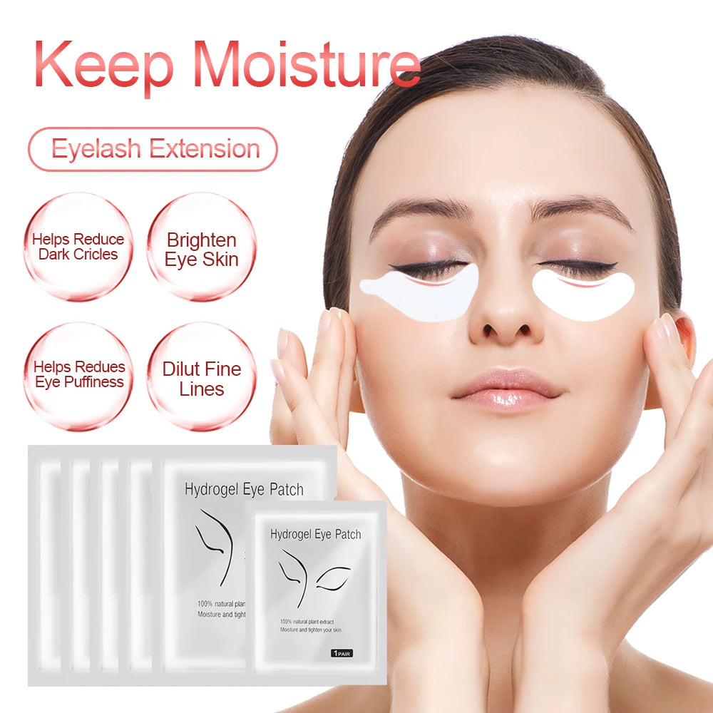 50 Pairs Eyelash Extension Patch Hydrogel Patches - Check It