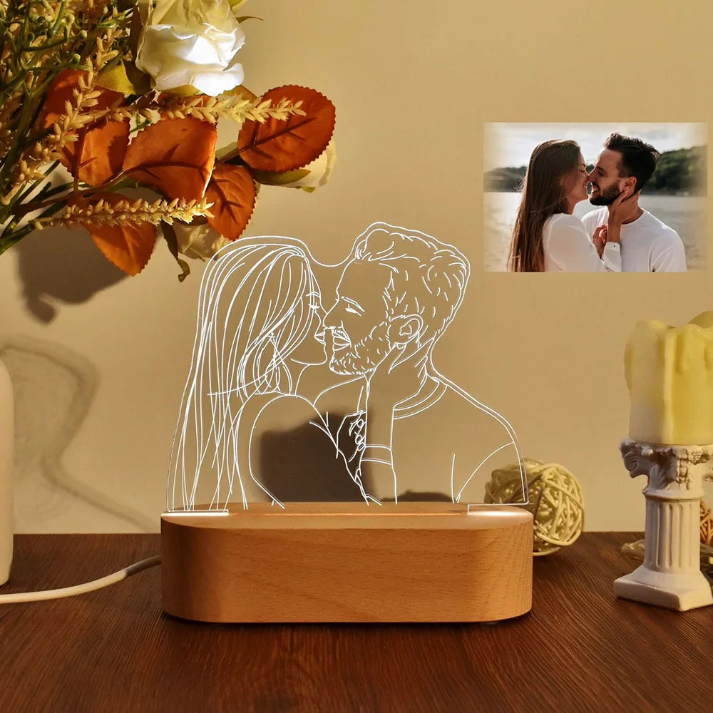 3D LED Night Light Gift - Check It