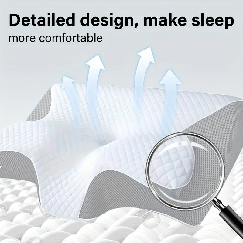 Pillow, ergonomic neck cushion, relaxing sleep neck pillow, new type of memory foam slow-rebound neck pillow - Check It