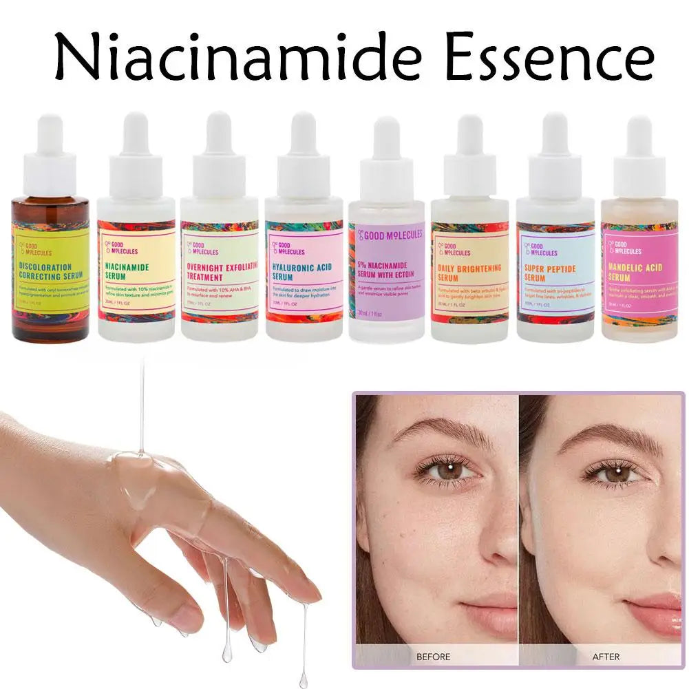 Good Molecules Niacin-amide Acid Facial Essence Moisturising Whitening Skin Tone Serum Fade Acne Mark Niacin-amide Skin Care - Check It