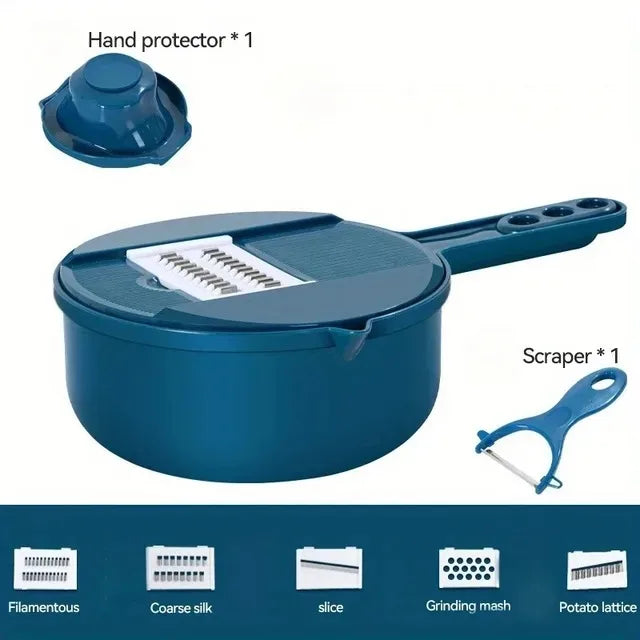 4 In 1 Vegetable Cutter- Multi-functional Handheld Electric Wireless Chopper - Check It