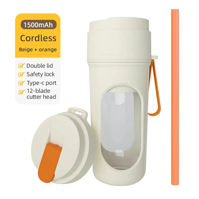 Portable Electric Juicer Blender- USB Charging- 400 ml - Check It