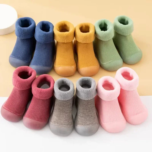 0 to 4 Years Warm Newborn Baby Girl/Boy Shoes- Toddler Walking Shoes Children Winter First Walkers For Infant- New Born Pre-walk - Check It