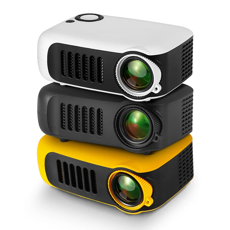 MINI Projector Portable 3D LED Video Projectors Home Cinema Theater Game Laser Beamer Smart TV BOX 1080P 4K Via HD Port A2000 - Check It