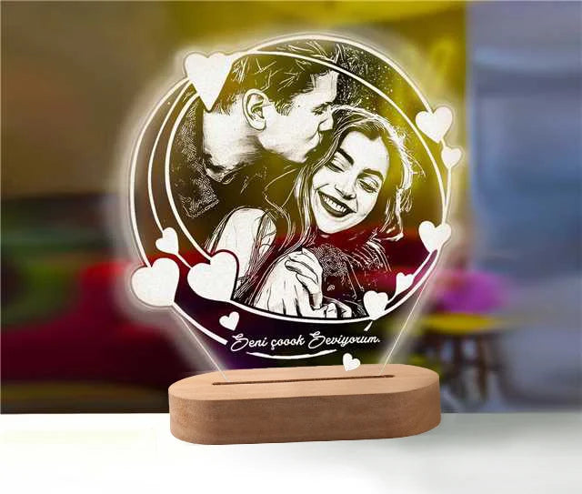 3D Night Light Gift- Customised - Check It