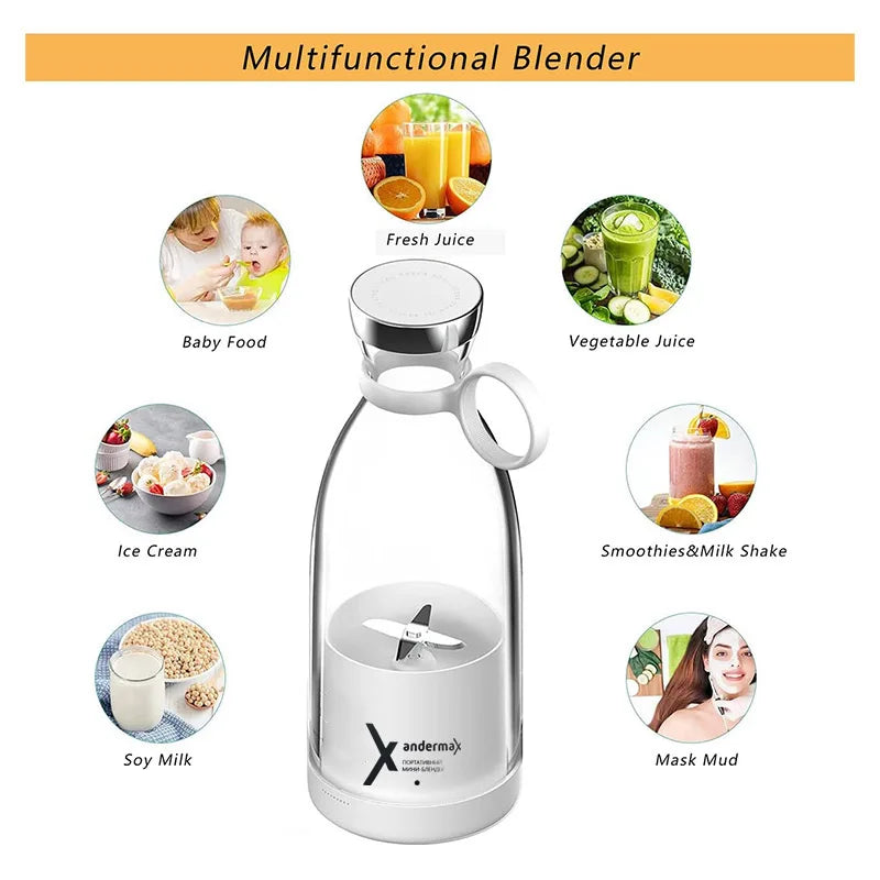Portable Electric Juicer Blender- Usb Mini Fruit Mixers Juicers - Check It