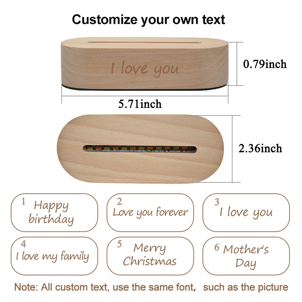 3D LED Night Light Gift - Check It