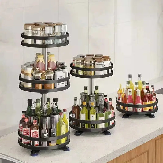 Kitchen Rotation Spice Rack Organiser - Check It