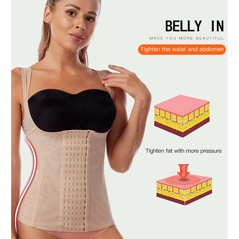 Women Slimming Sheath- Woman Flat Belly Waist Trainer Body Shaper - Check It