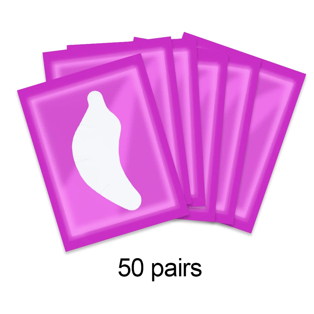 50 Pairs Eyelash Extension Patch Hydrogel Patches - Check It