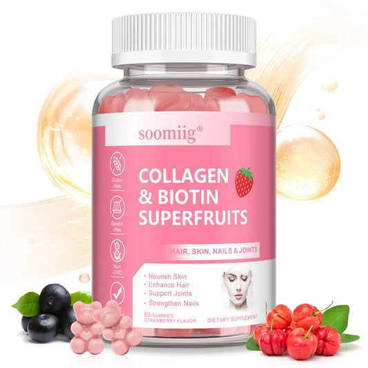 Collagen & Biotin, Hyaluronic Acid, Keratin, Nourishes Skin, Strengthens Hair, Supports Joints, Strengthens Nails - Check It