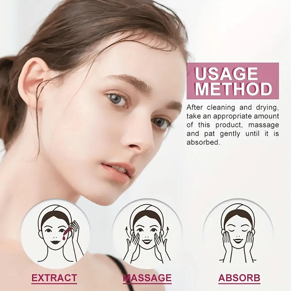 Sakura Facial Essence Enhances Skin Elasticity Natural Rejuvenation Essence- Nourishes Essence Facial Moisturising Cream 30 ml - Check It