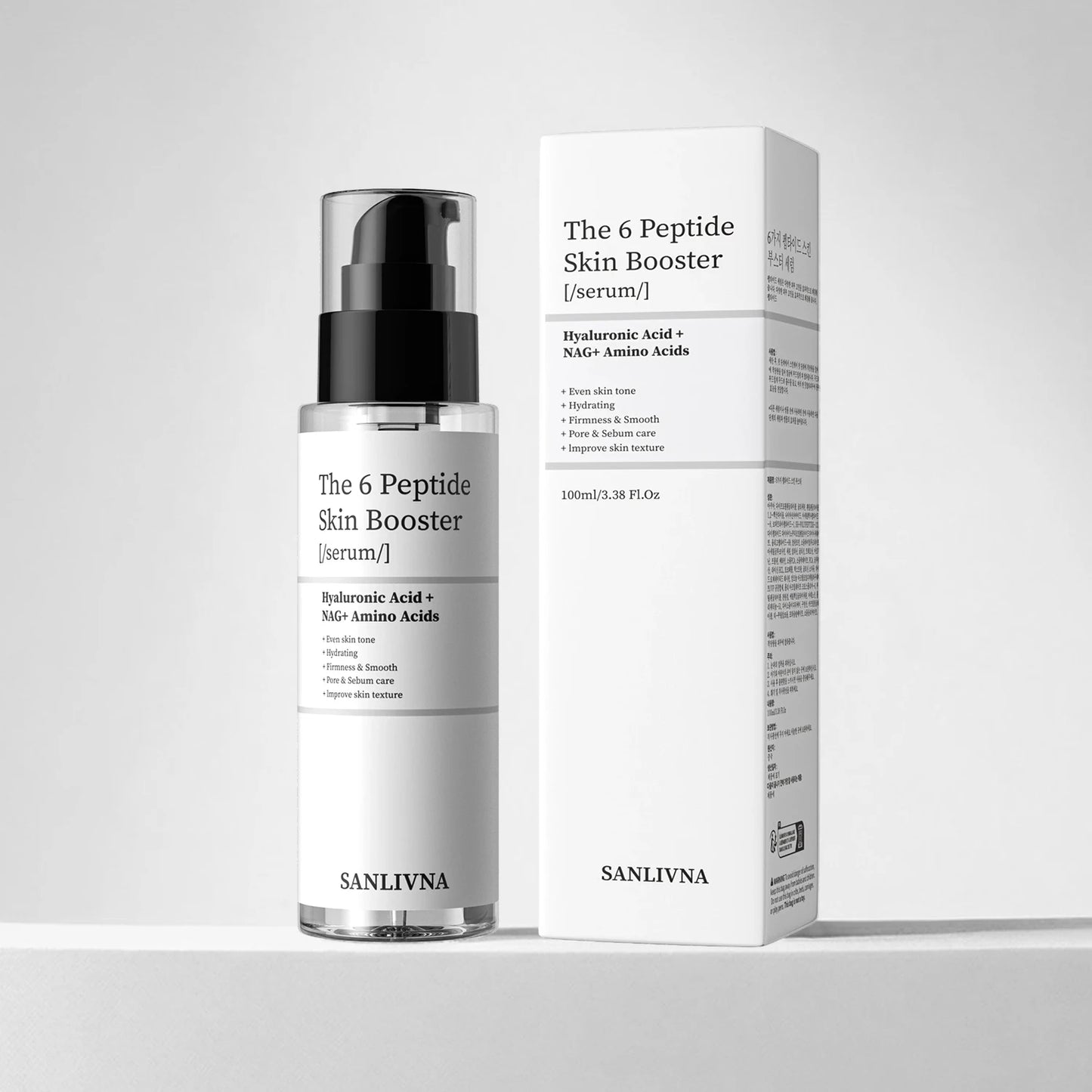 6 Peptide Essence Facial Refreshing Skin Care Set Contains Collagen to Improve Fine Lines, Brighten Skin, Moisturize and Nourish - Check It