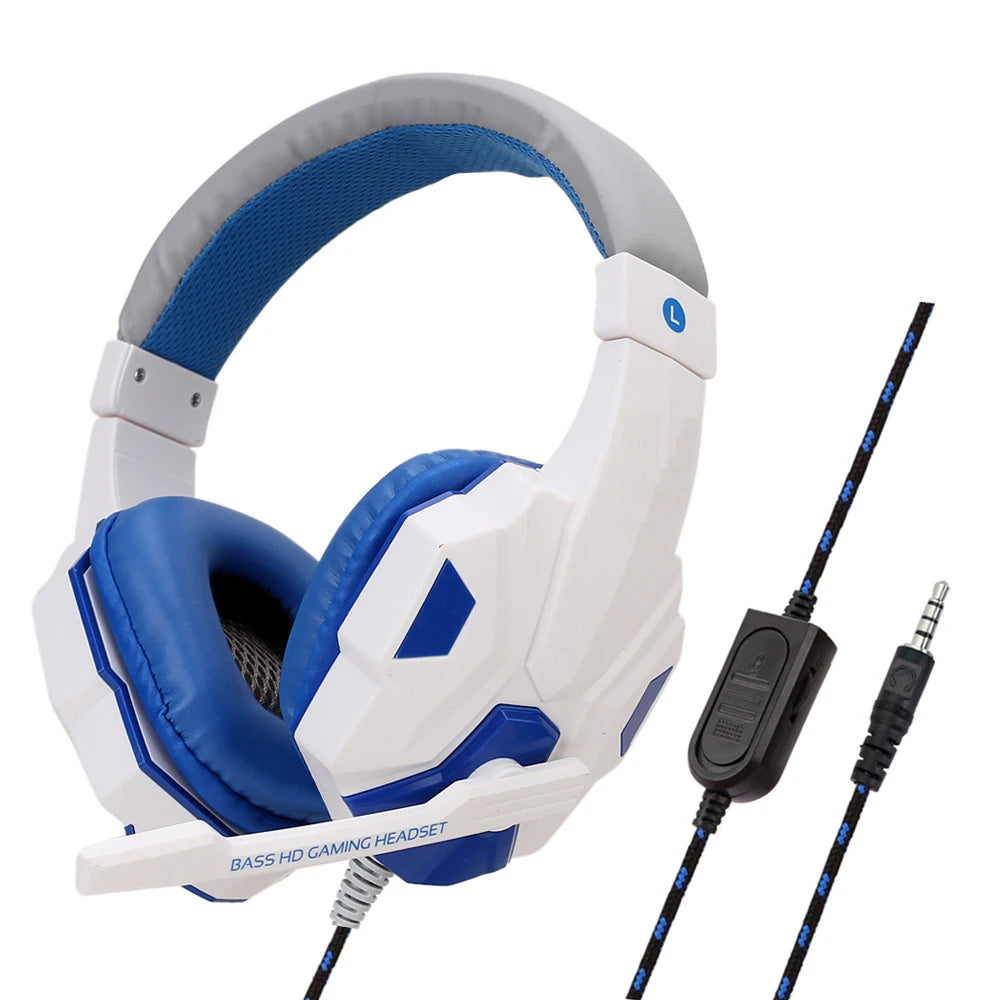 3.5MM Wired Gaming Headphones For PS4/PS5/Xbox/Smartphone/PC Headset Phone Laptop Earphone Helmet With Mic120° Adjustable - Check It