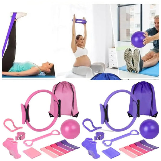 13 Pieces/Set Portable Pilates Equipment Kit - Check It