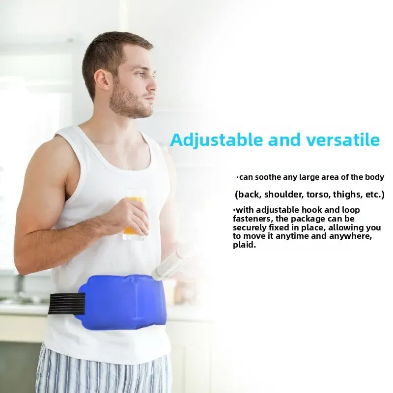 Adjustable Hot/Cold Therapy Wrap – Reusable Gel Ice Pack for Neck, Back & Muscle Recovery with Secure Fastening - Check It