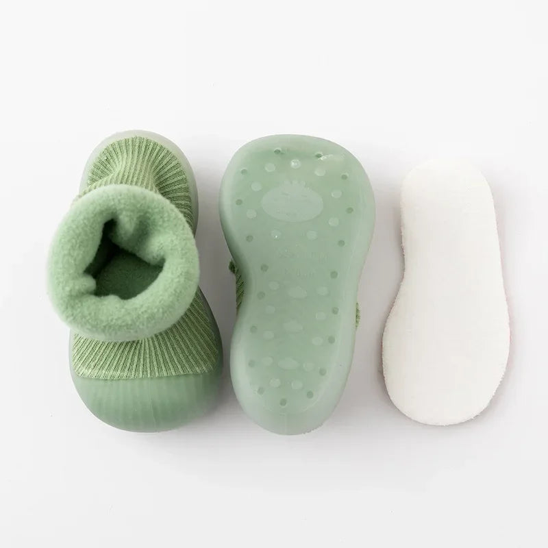 0 to 4 Years Warm Newborn Baby Girl/Boy Shoes- Toddler Walking Shoes Children Winter First Walkers For Infant- New Born Pre-walk - Check It