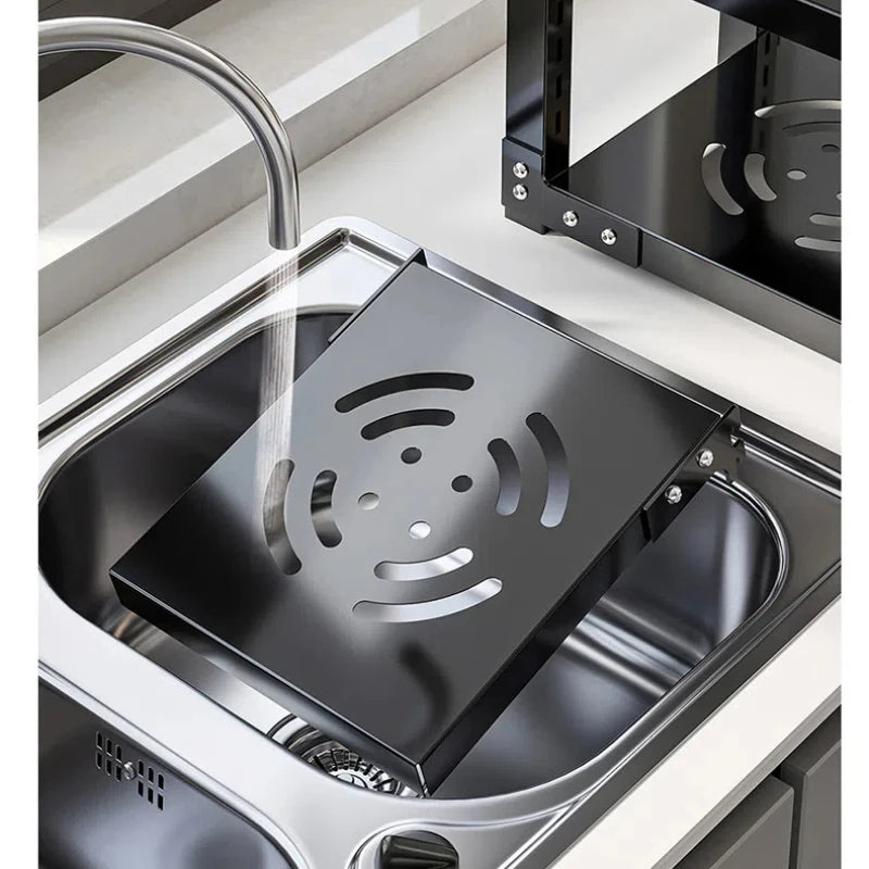 Multi-Layer Kitchen Pot Rack Adjustable Under Sink - Check It