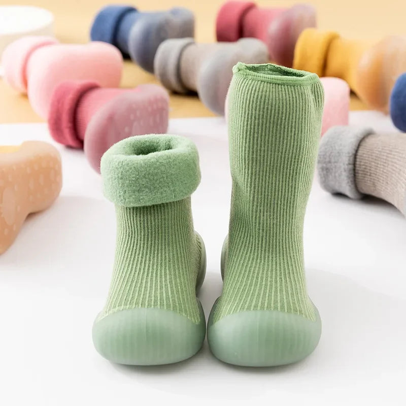 0 to 4 Years Warm Newborn Baby Girl/Boy Shoes- Toddler Walking Shoes Children Winter First Walkers For Infant- New Born Pre-walk - Check It