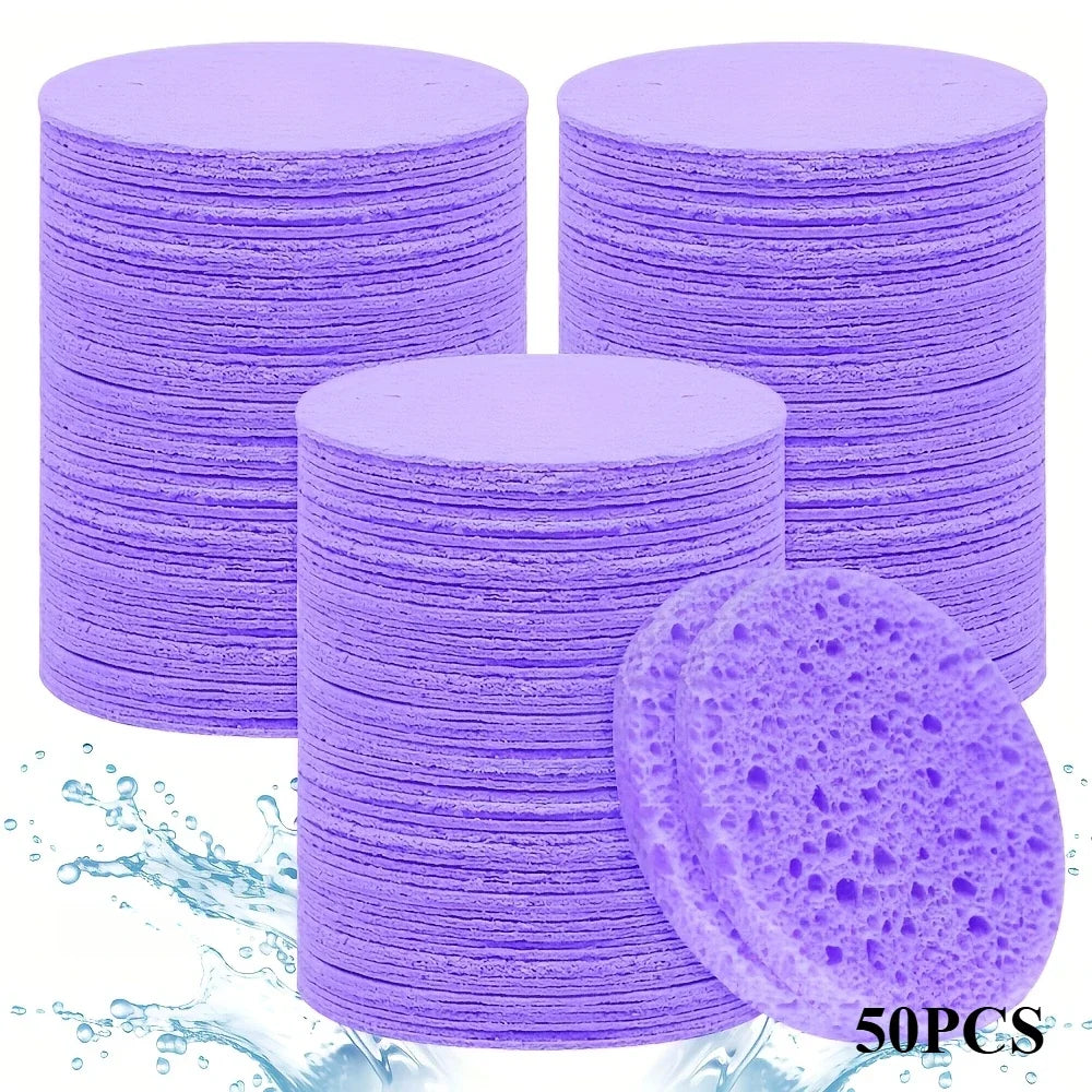 Compressed Facial Sponge Cosmetic Hydrotherapy Sponge Suitable for Daily Cleansing - Check It