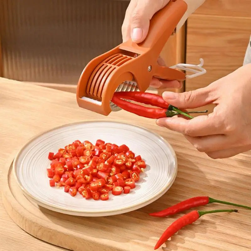 Salad Cutter Chopper Portable- Manual Fruit Slicer - Check It