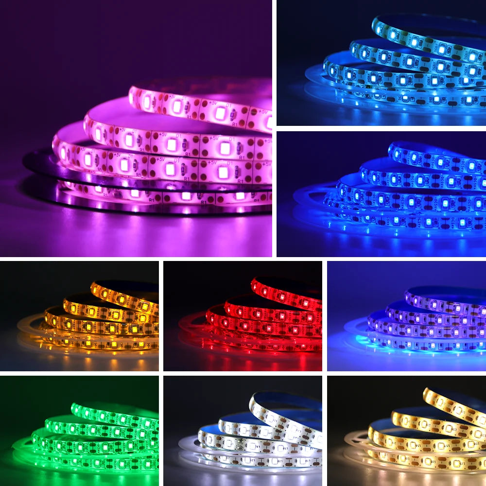 5V USB Led Strip Light SMD 2835 60Leds/m Flexible Ribbon Tape TV Background Lighting 1M 2M 3M 5M LED String Light Room Decor - Check It
