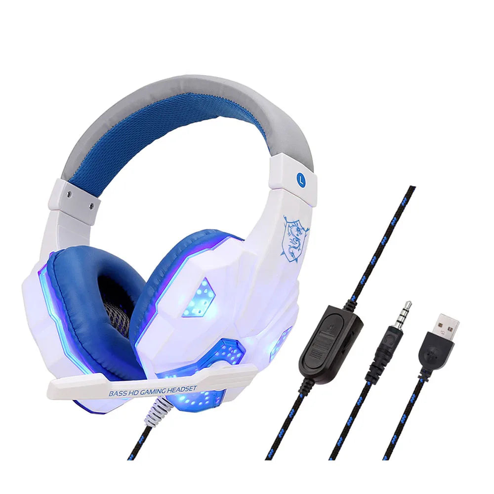3.5MM Wired Gaming Headphones For PS4/PS5/Xbox/Smartphone/PC Headset Phone Laptop Earphone Helmet With Mic120° Adjustable - Check It