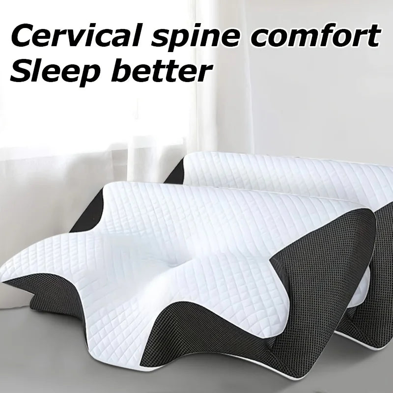 Pillow, ergonomic neck cushion, relaxing sleep neck pillow, new type of memory foam slow-rebound neck pillow - Check It
